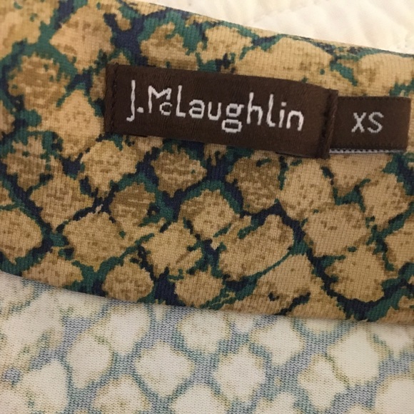 J. McLaughlin Tops J Mclaughlin Signature Tee With Zip Neck Poshmark